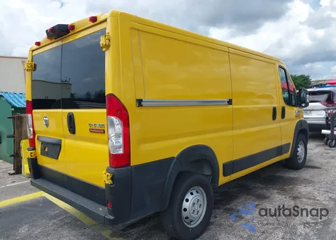 2020 Ram Promaster 1500 Low Roof 136 Wb из США, поврежденный, VIN 3C6TRVAG0LE127314